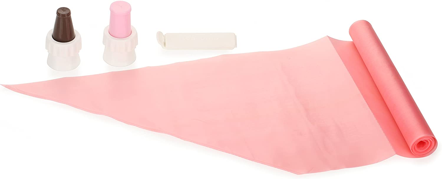 Tescoma Delicia Silicone Car Nozzles, Pink, 27 x 15 x 4.2 cm, Set of 2
