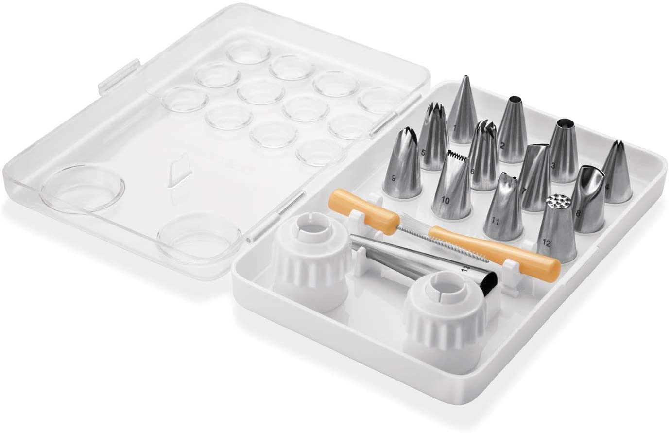 Tescoma Delicia Tips Decor Atori 13 Pieces, Stainless Steel, Grey