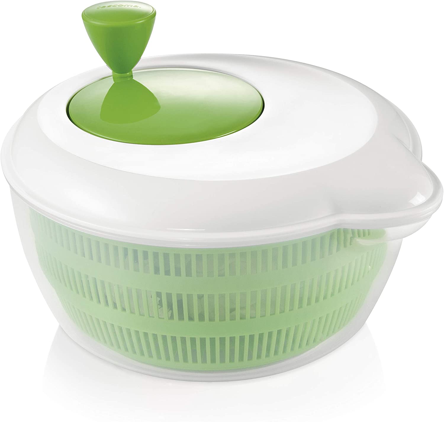 Tescoma 643590 \"Handy\" salad spinner, white / green