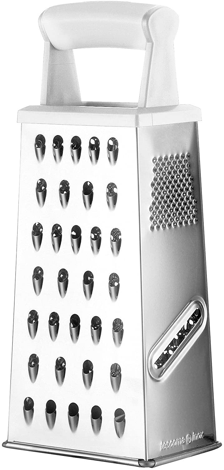 Tescoma Handy Grater 4 Sides Colourful Handle, Assorted, Medium