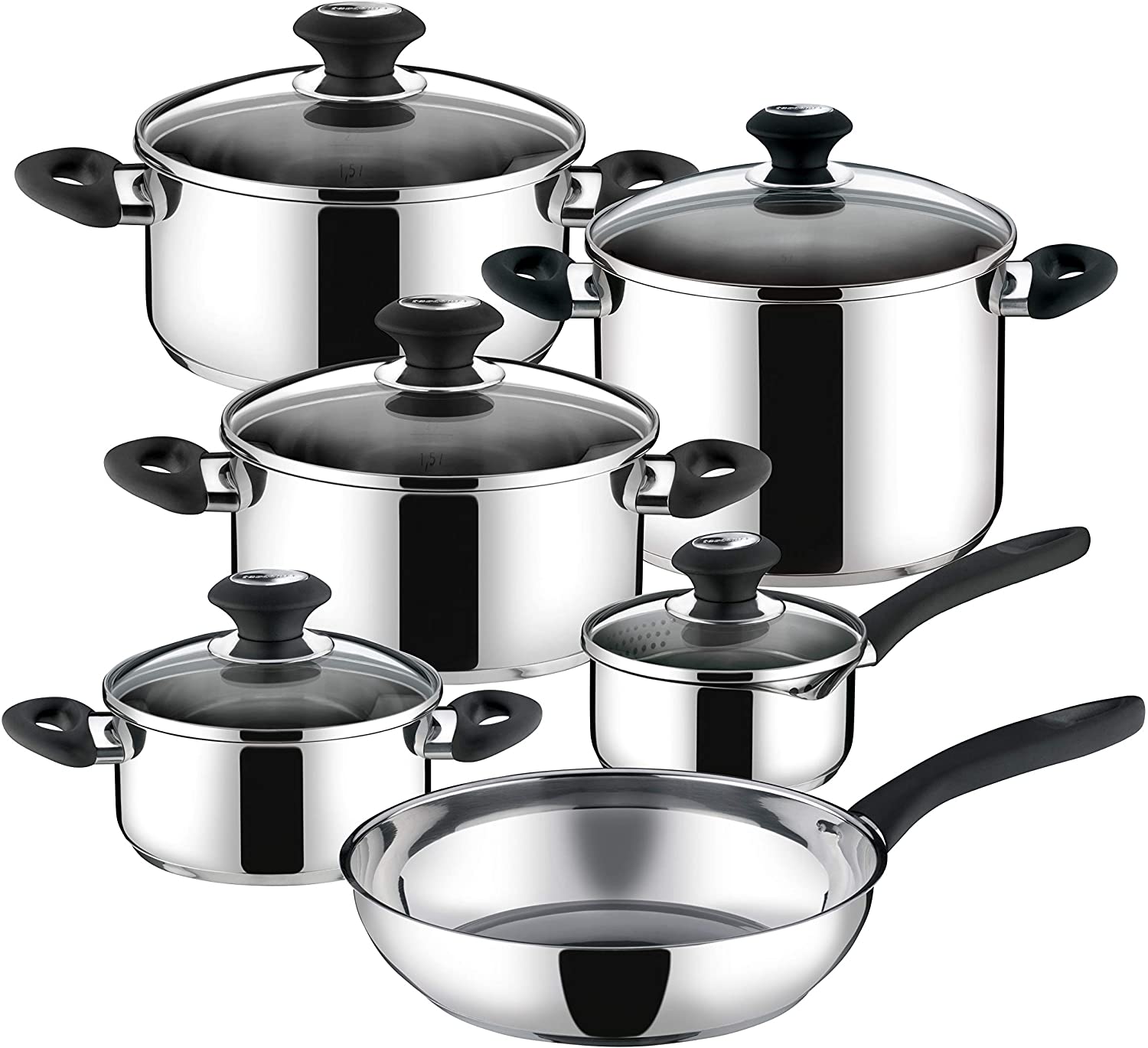 Cookware Set (11 Pieces) Brand tescoma Mod. Presto
