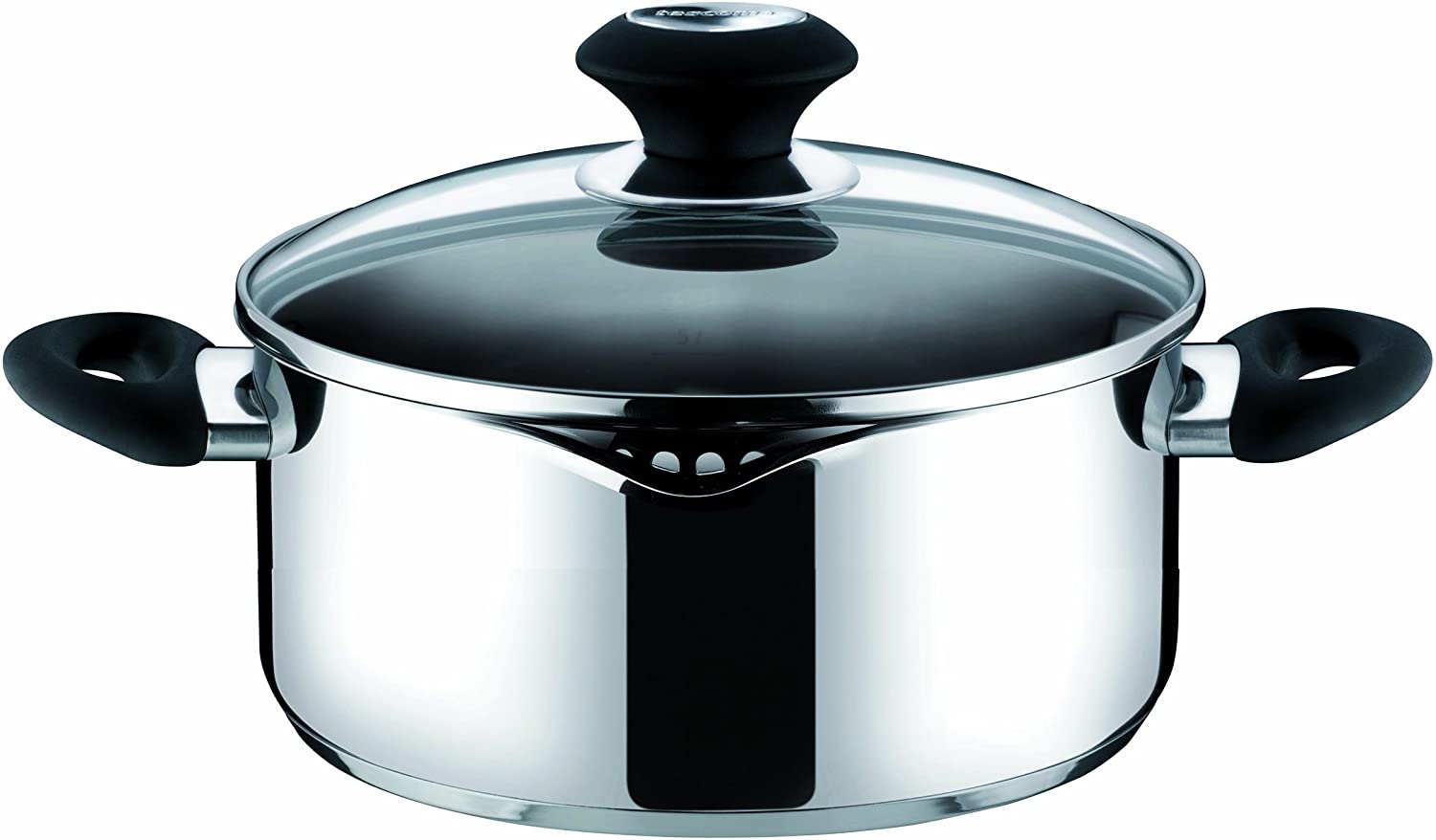 Tescoma Presto Casserole 20 cm/ 2.5 Litre with Spout and Cover