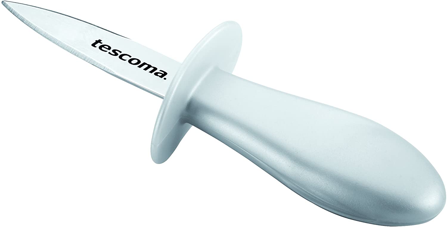 Tescoma Presto Seafood Oyster Knife, Stainless Steel, Pearl White