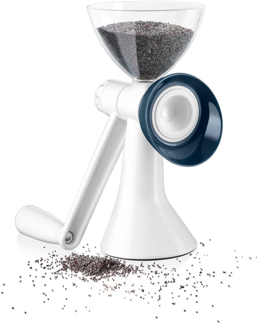 Tescoma Poppy Mill with Ceramic Grinder, Infinitely Adjustable Grinding, for Table Mounting
