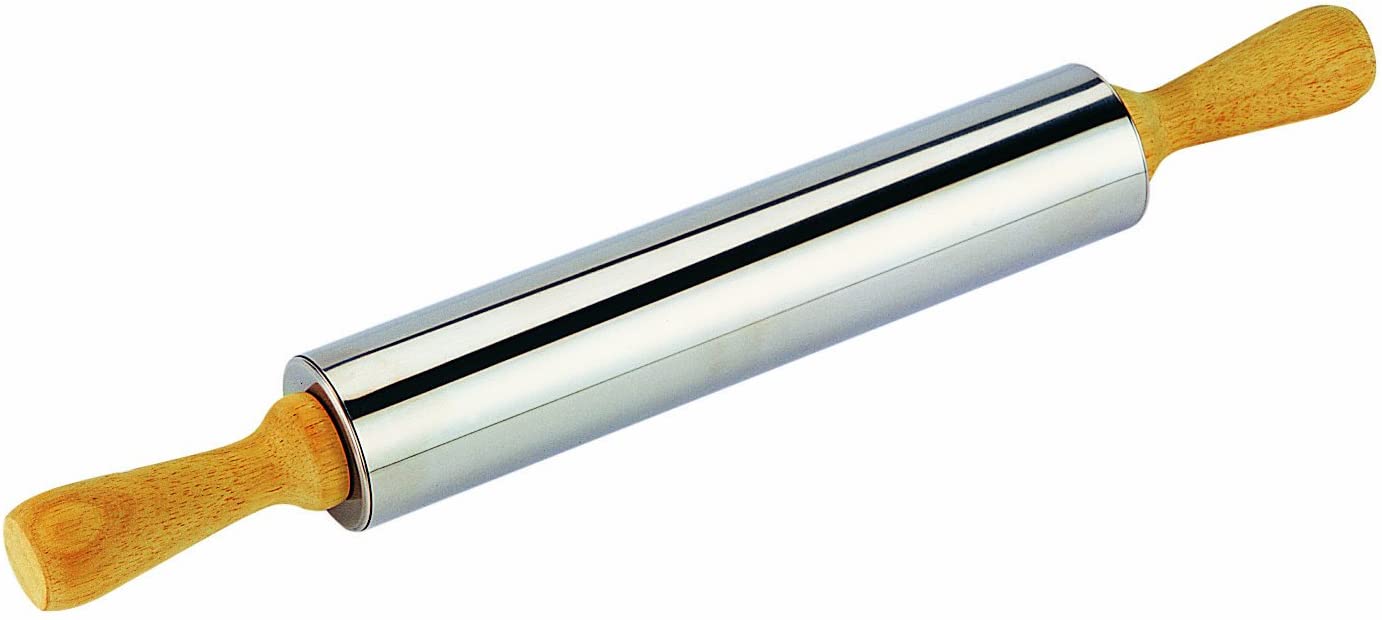 Tescoma Stainless Steel Rolling Pin Delicia,25cm, 5cm