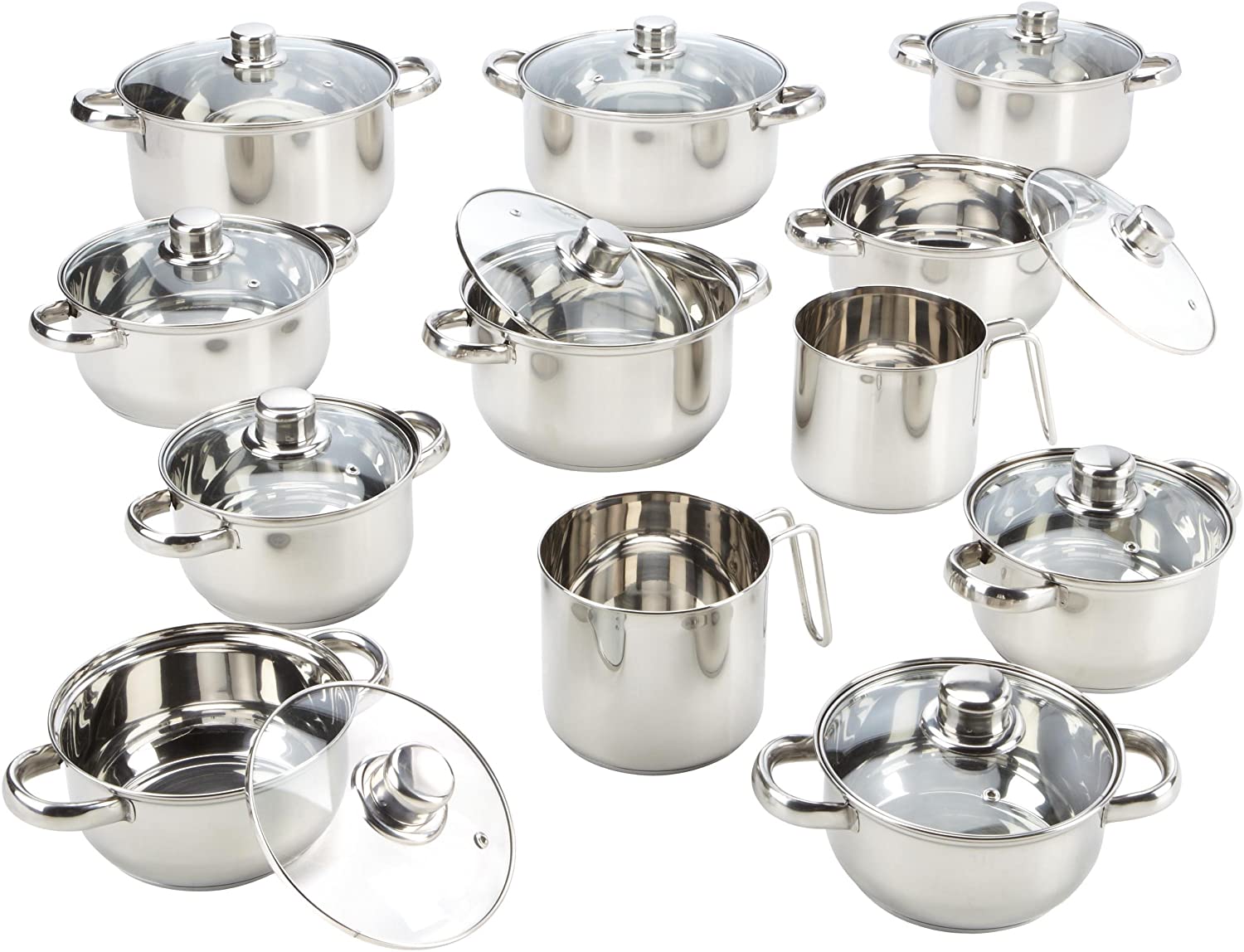 Ingenio von Tefal Testrut Edelstahl-Topfsortiment 12-teilig 221100