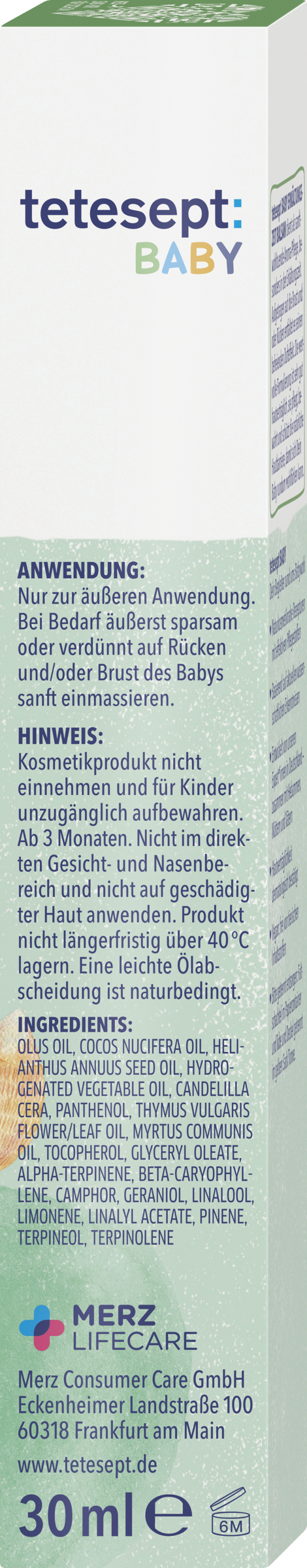 tetesept Baby Cold Time Balm