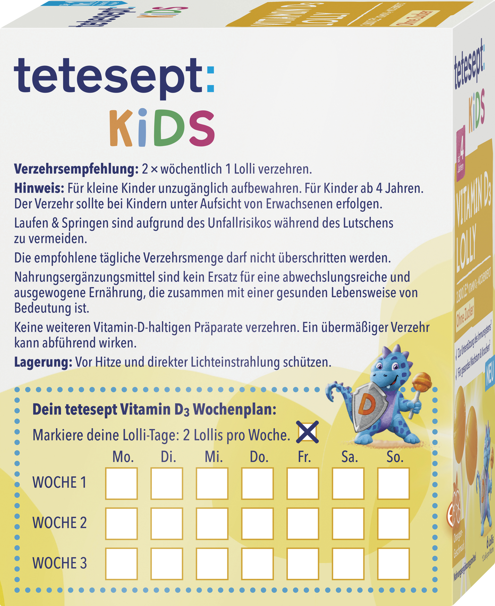 tetesept Kids Vitamin D3 Lolly