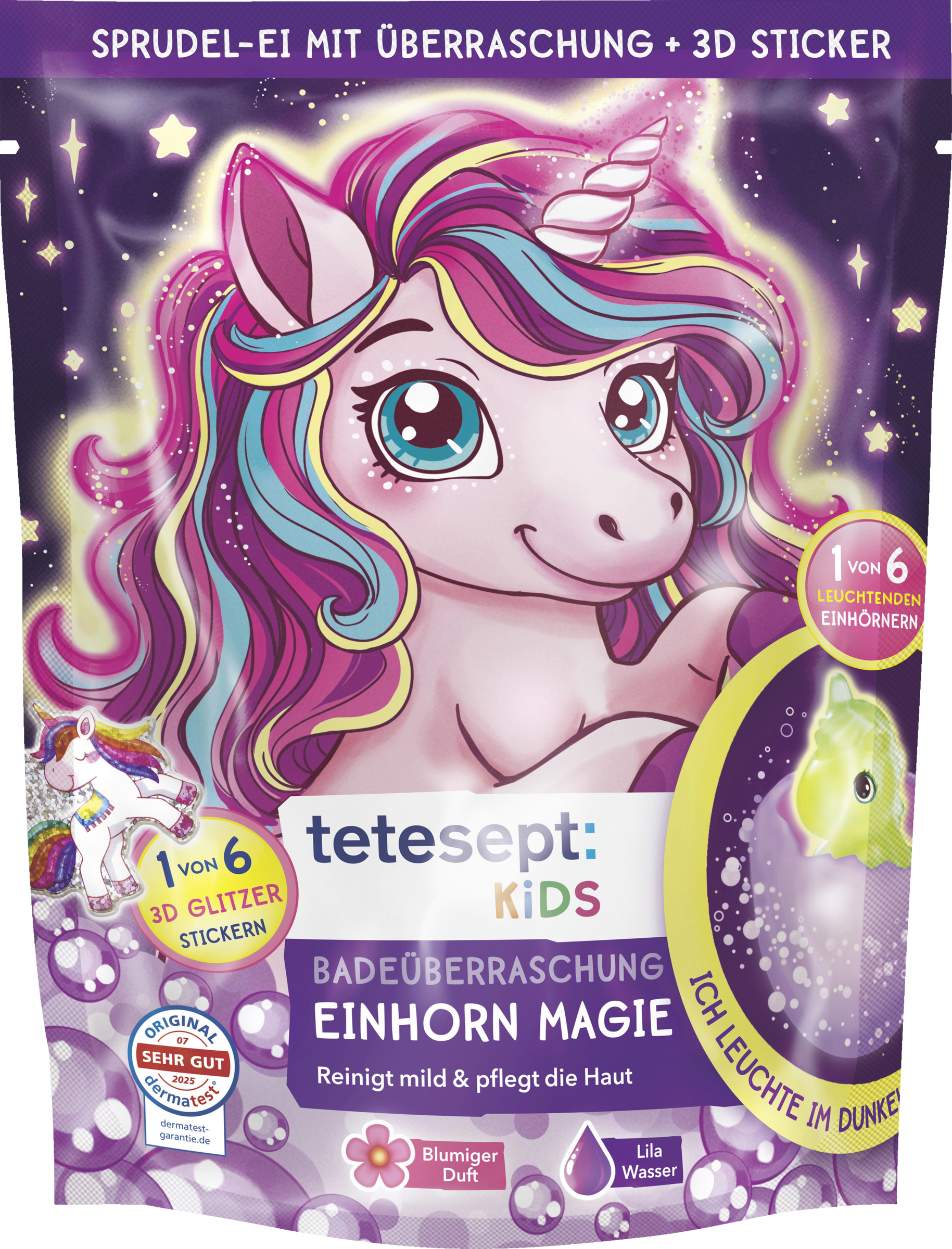 tetesept Kinder Badespaß tetesept Kids Bath Fun Bath Surprise Unicorn Magic