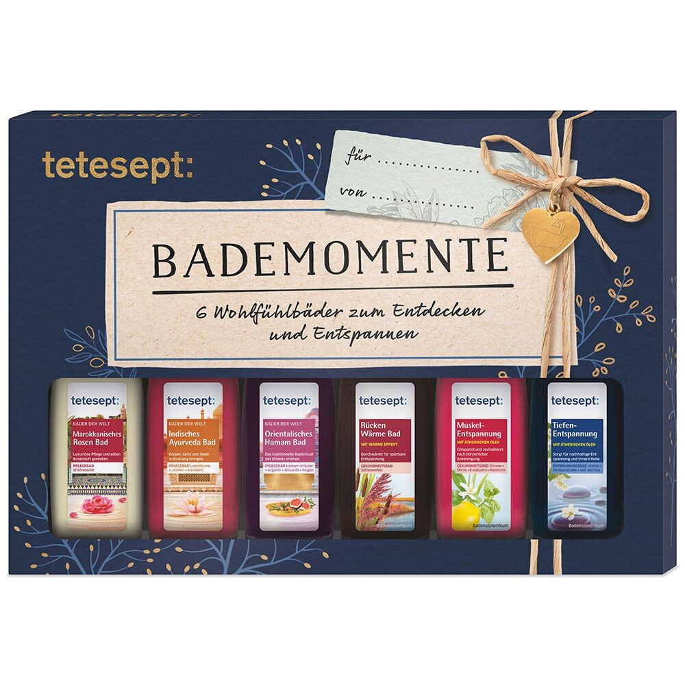 tetesept® BADEMOMENTE 6x20 ml