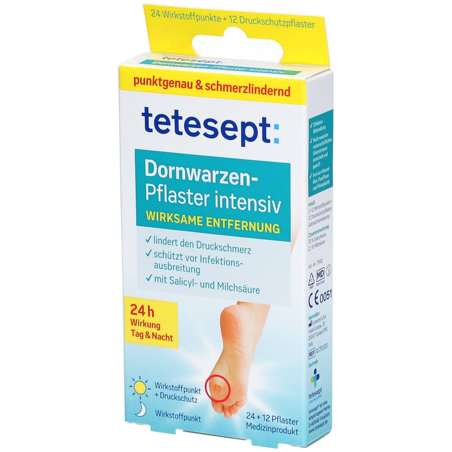 tetesept® Intensive Plantar Wart Plasters