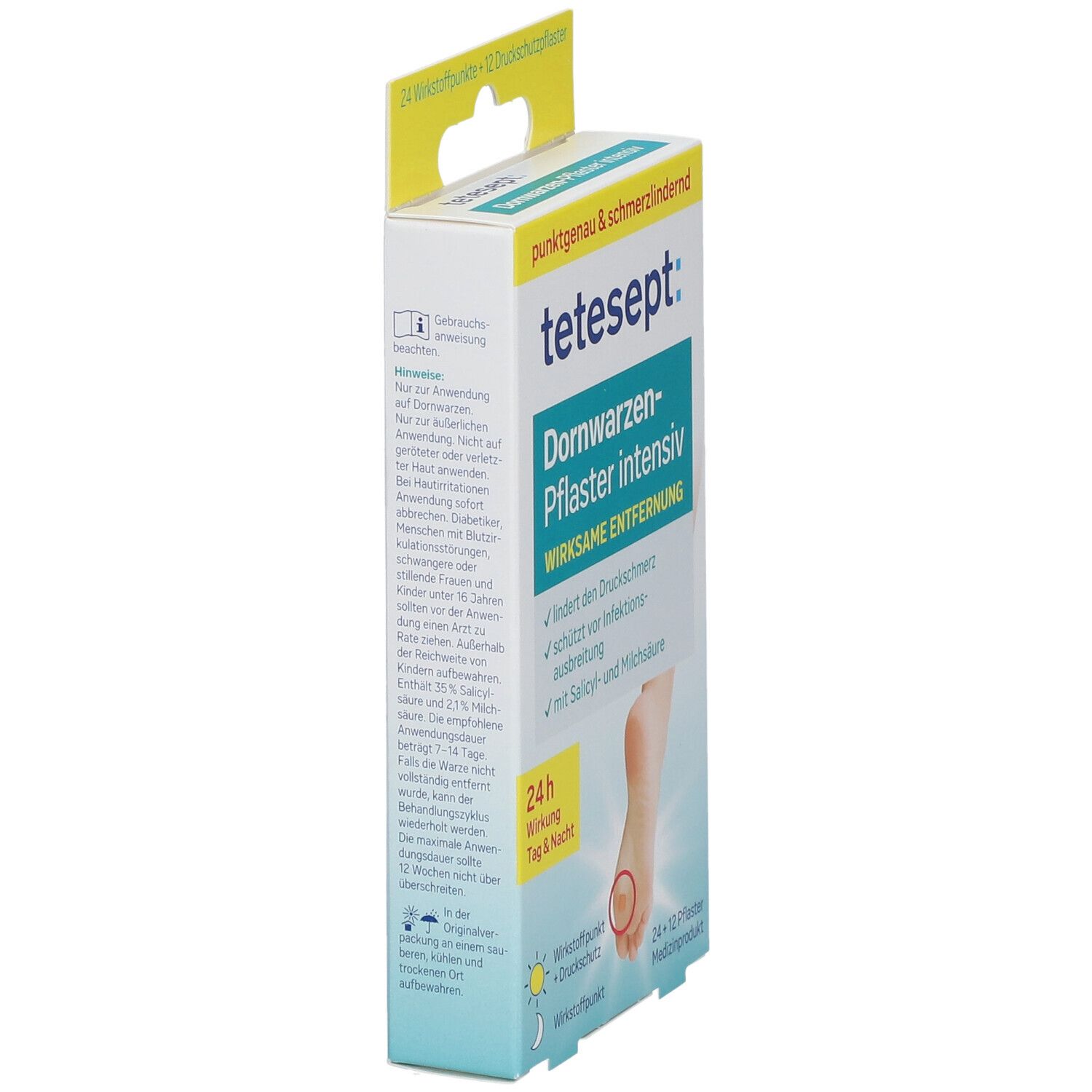 tetesept® Intensive Plantar Wart Plasters 12 St
