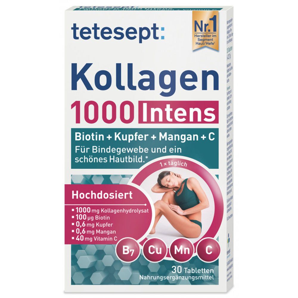 tetesept® Collagen 1000 Intens 30 St