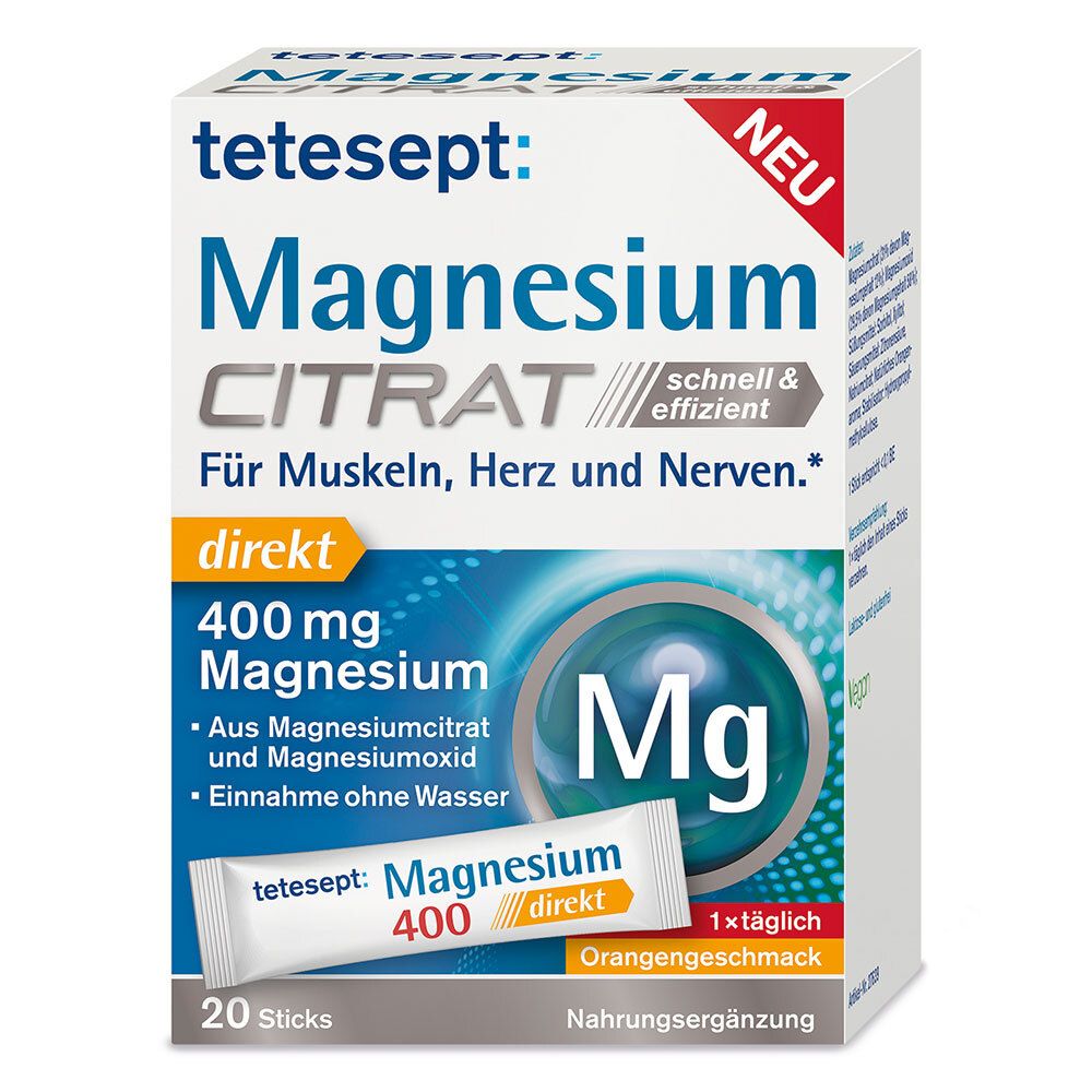 tetesept® Magnesium CITRATE 20 St