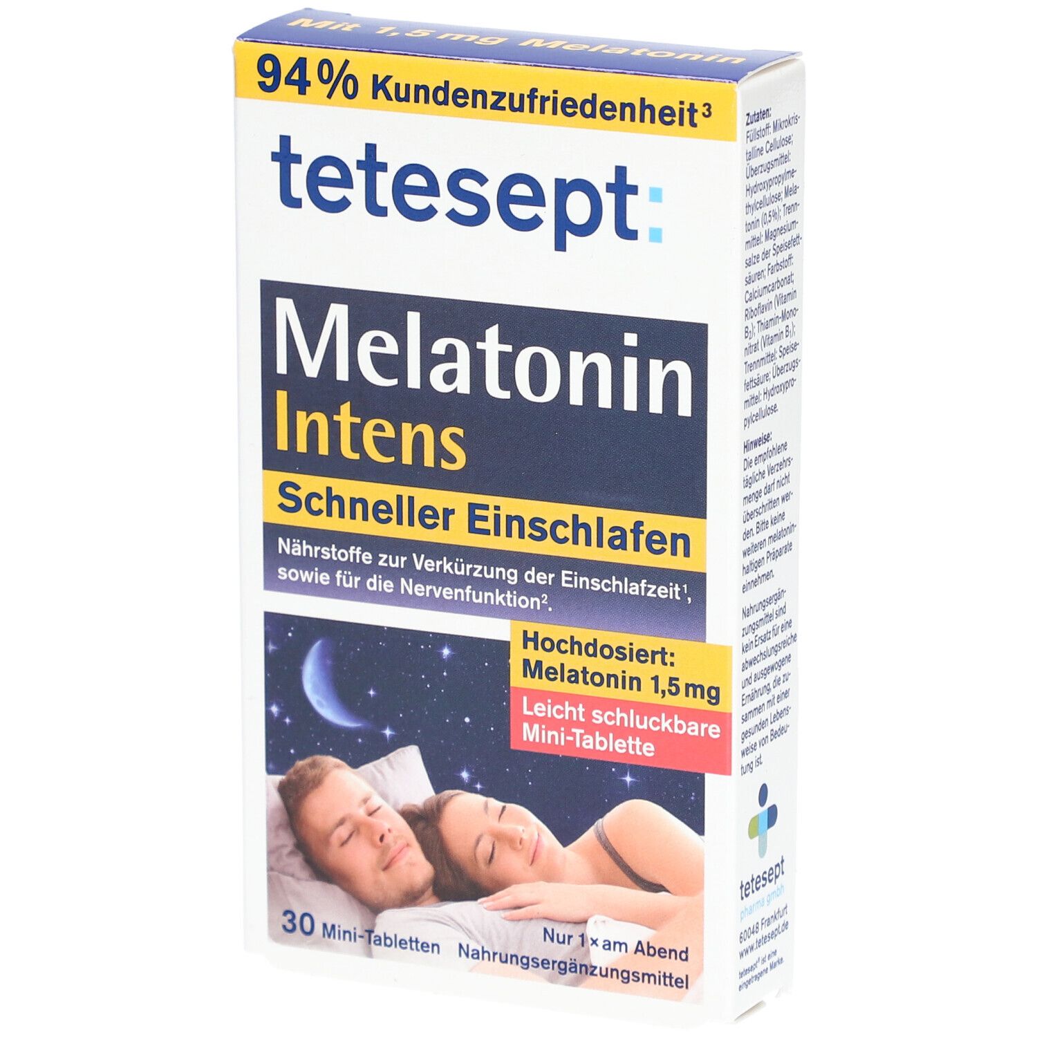 tetesept® Melatonin Intens 30 St