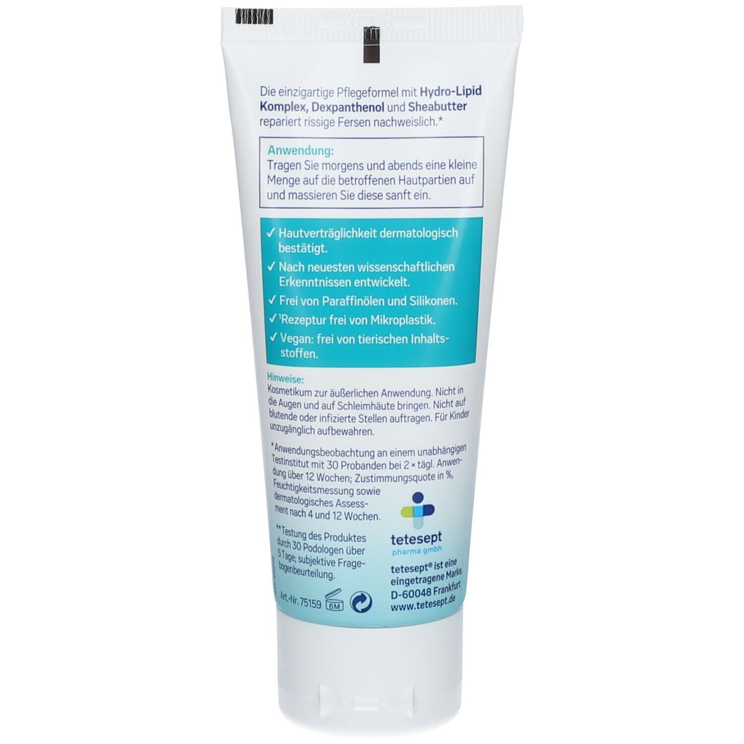 tetesept® Cracked Skin Ointment Repair+ 60 ml