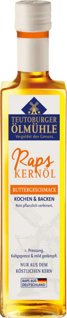 Teutoburger Ölmühle GmbH Teutoburg rapeseed oil with butter flavor, purely vegetable, 500ml