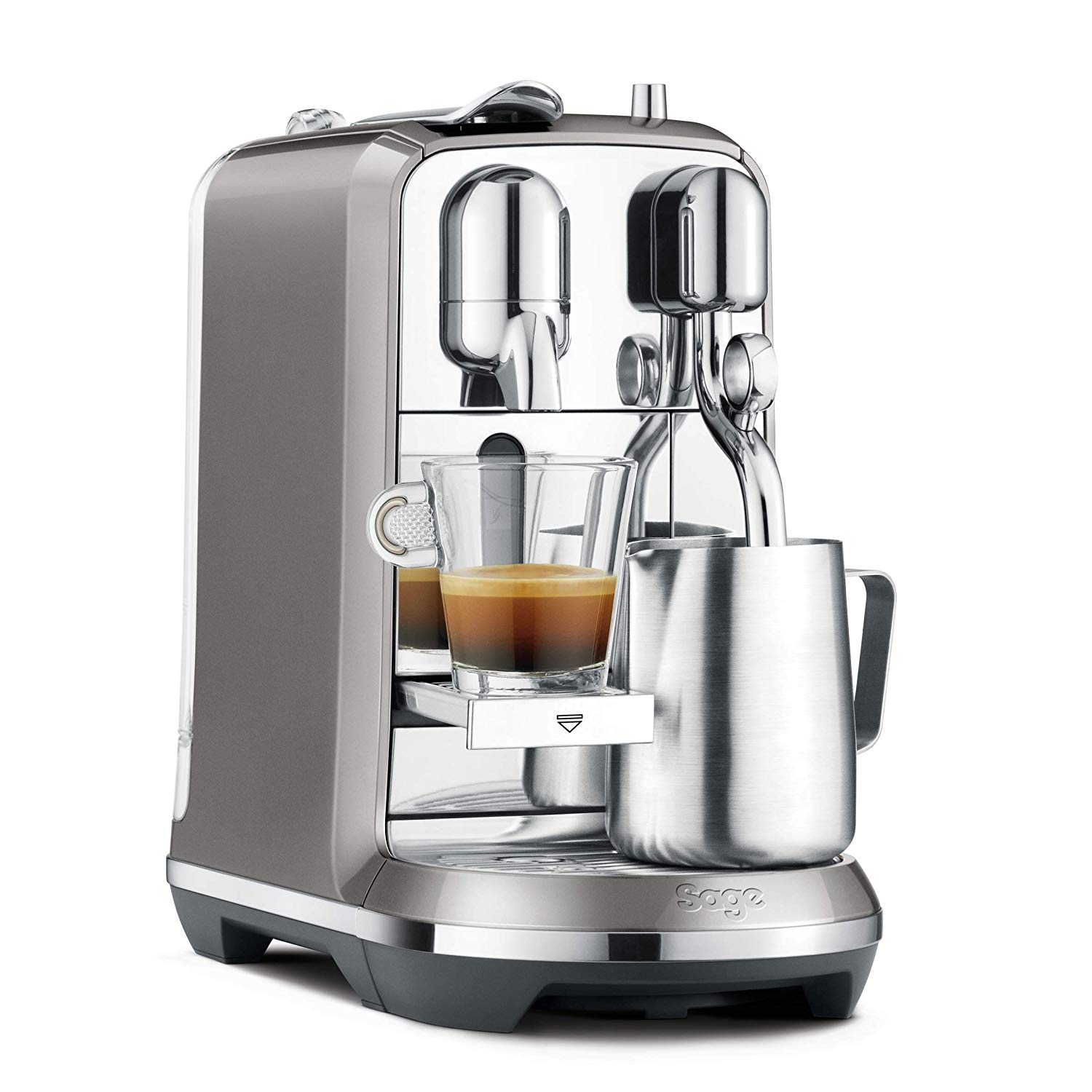 Sage Appliances Sne800Bss4Ege1 The Creatista Plus Nespresso Machine