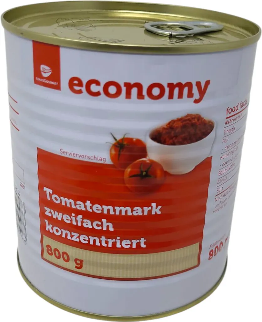 Transgourmet Deutschland TGE Double Concentrated Tomato Paste 800g Can (Tomato Stock)