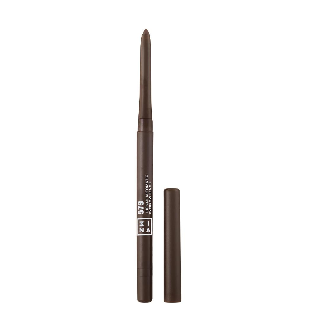 3ina The 24h Automatic Eyebrow Pencil, Nr. 579 - Dark brown