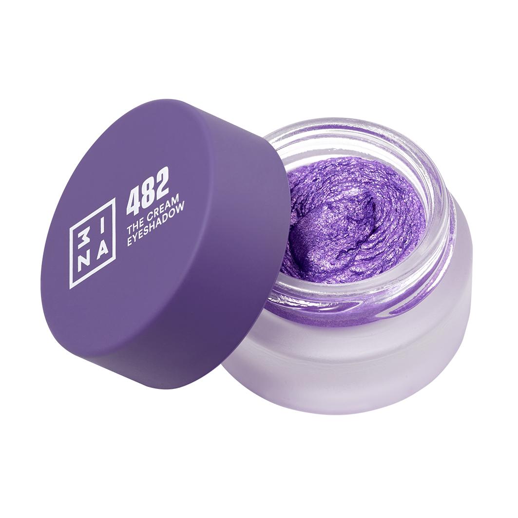 3ina The 24H Cream Eyeshadow, No. 482 - Purple