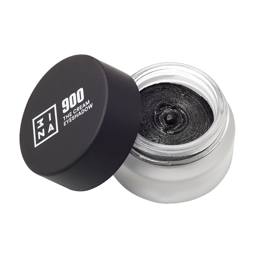 3ina The 24H Cream Eyeshadow, No. 900 - Black