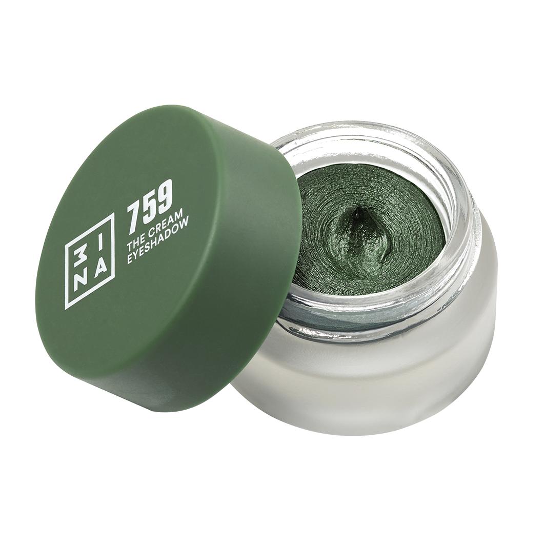 3ina The 24H Cream Eyeshadow, Nr. 759 - Olive green