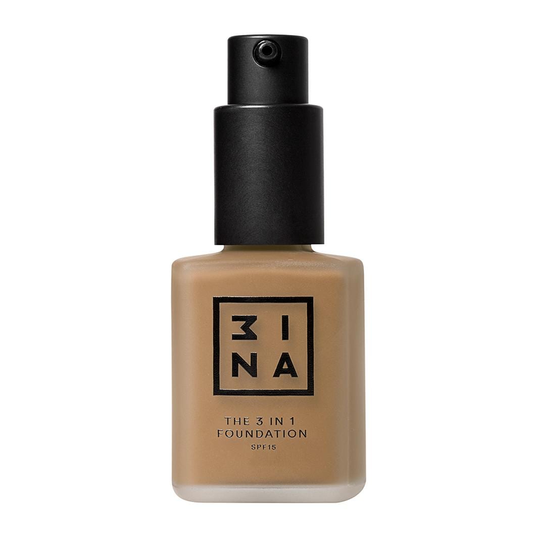 3ina The 3 in 1 Foundation, Nr. 219 - Medium brown