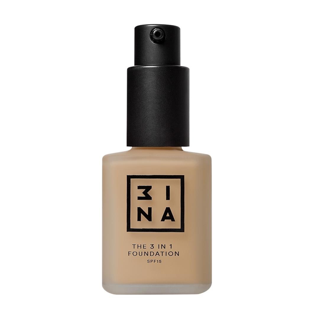3ina The 3 in 1 Foundation, No. 201 - Medium Beige