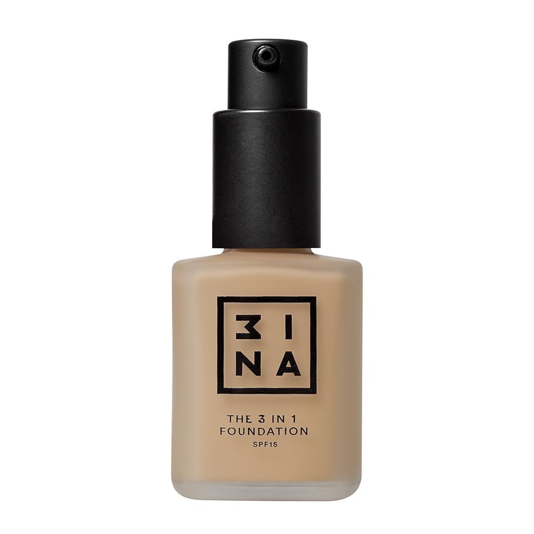 3ina The 3 in 1 Foundation, Nr. 214 - Cold brown