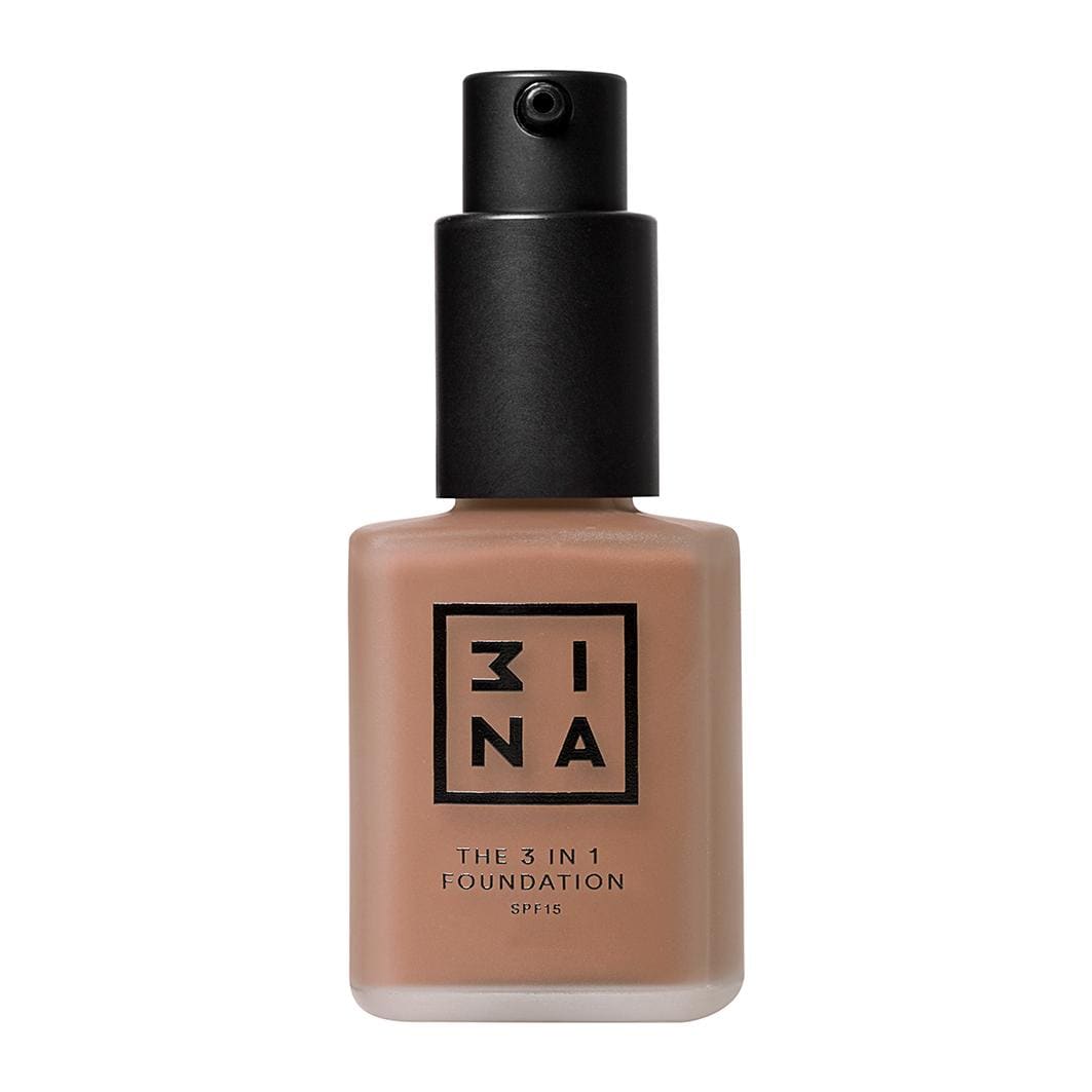3ina The 3 in 1 Foundation, Nr.220 -  Ebony