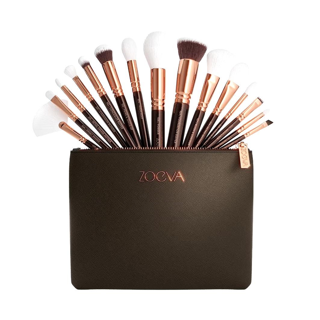 ZOEVA The Artists Brush Set (Rosé Golden Edition)