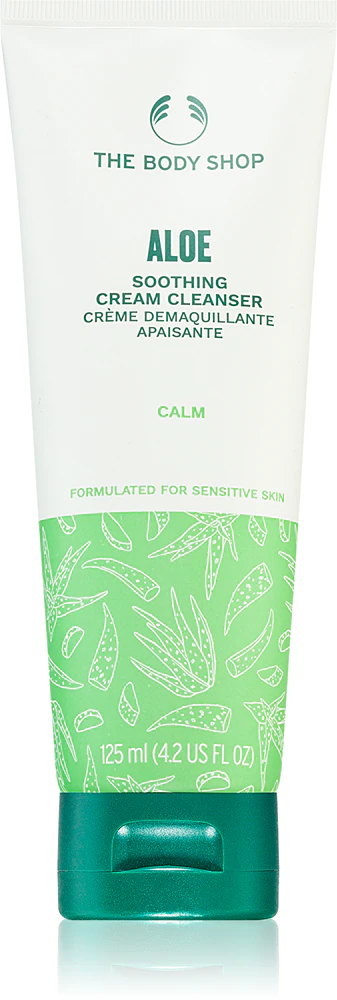 The Body Shop Aloe Soothing Cream Cleanser Cleansing milk to soothe the skin