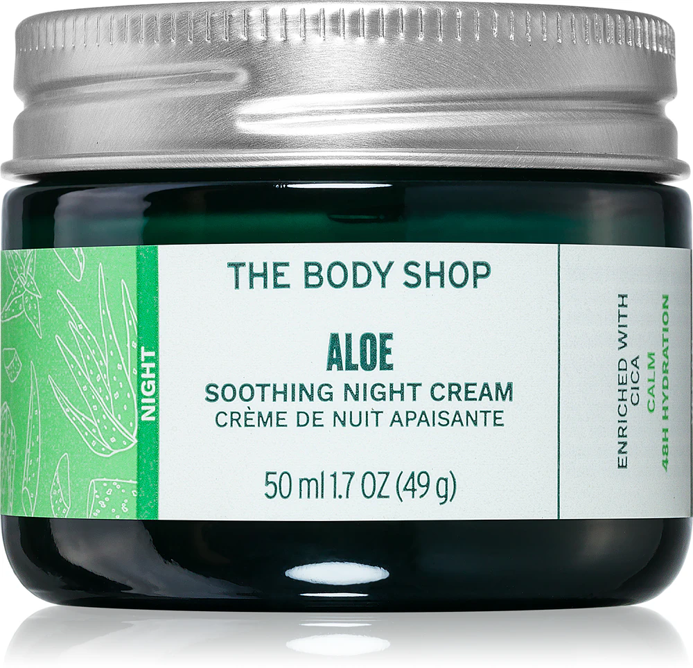 The Body Shop Aloe Soothing Night Cream Soothing night cream for sensitive skin