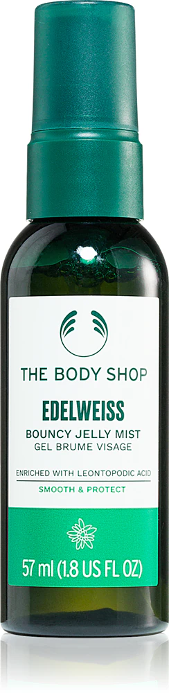 The Body Shop Edelweiss Bouncy Jelly Mist facial spray for intensive moisturizing of the skin