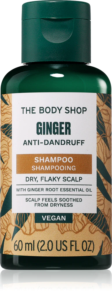 The Body Shop Ginger Shampoo, anti-dandruff shampoo