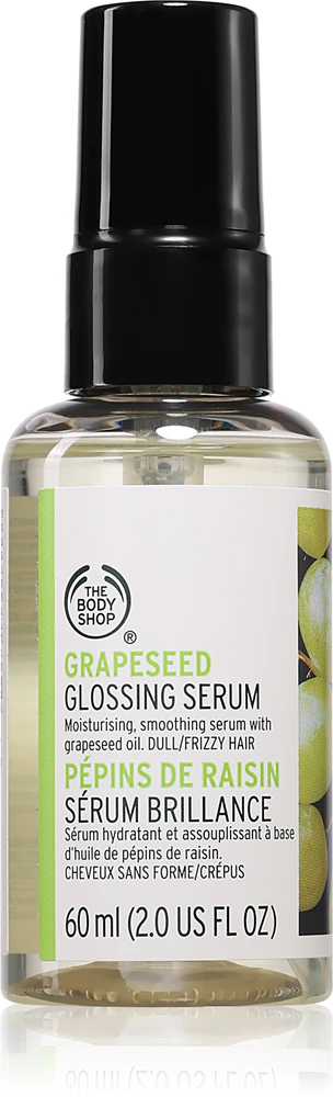 The Body Shop Grapeseed Glossing Serum smoothing serum for split ends