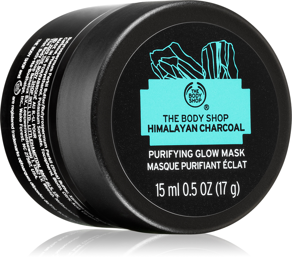 The Body Shop Himalayan Charcoal cleansing and brightening face mask for oily and problem skin