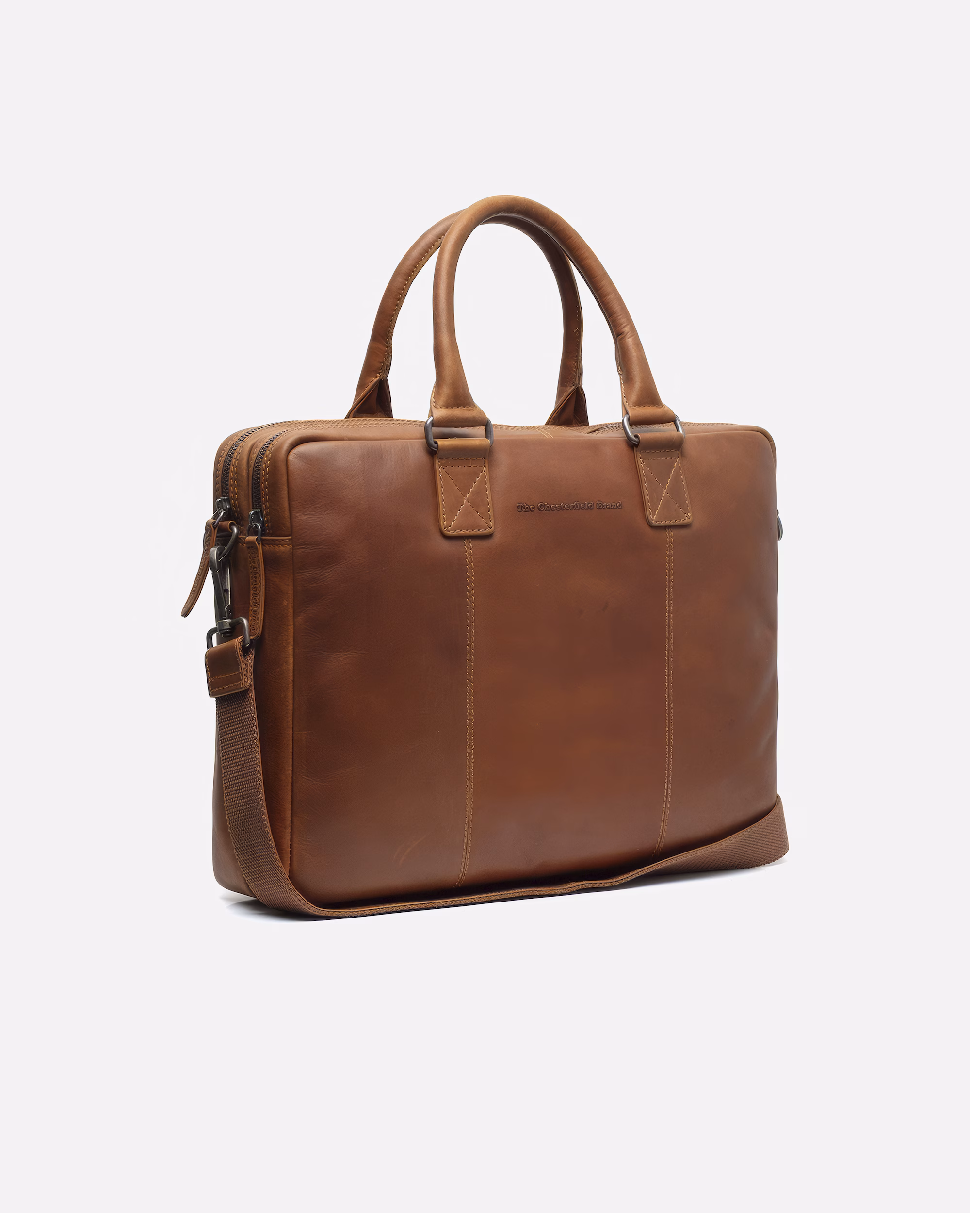 The Chesterfield Brand Fabian briefcase bag with laptop compartment 15 inches