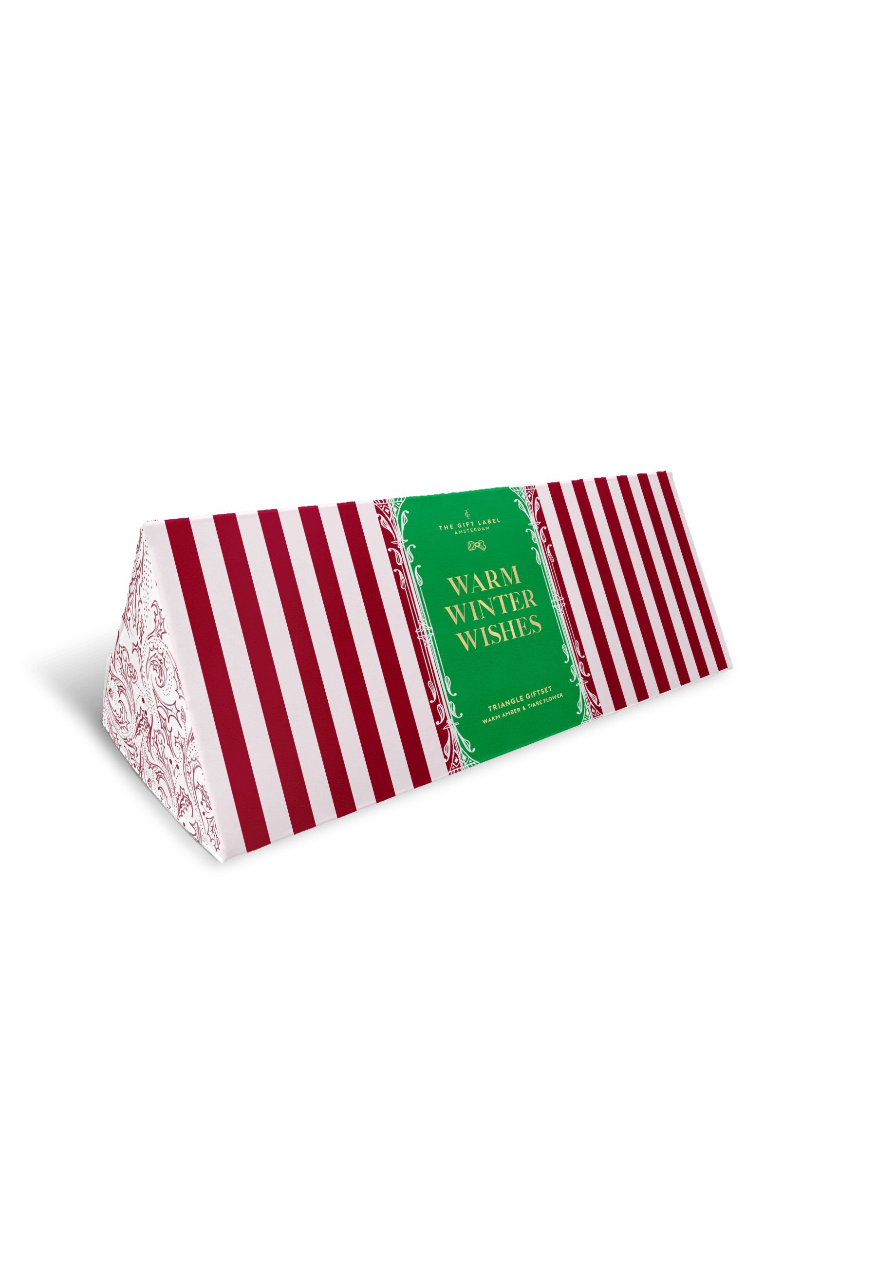 The Gift Label WARM WINTER WISHES - Warm Amber & Tiare Flower Body Care Set 150 ml