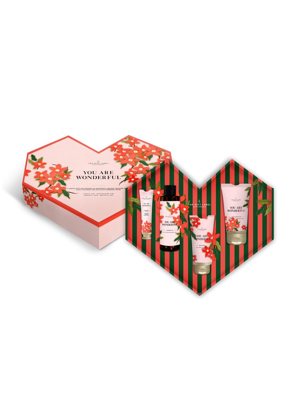 The Gift Label YOU ARE WONDERFUL - Silky Jasmine & Grapefruit Zest Körperpflege-Set 350 ml