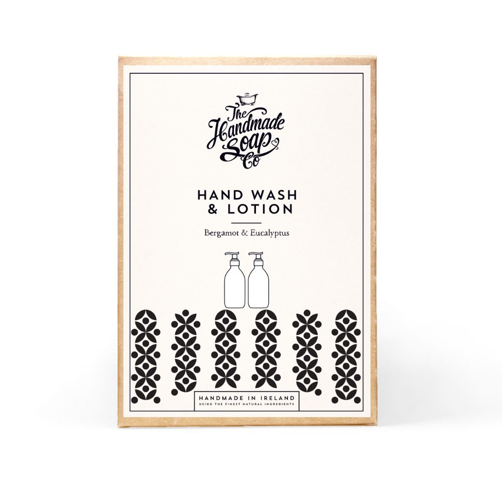 The Handmade Soap Company Geschenkset Handseife & Handlotion Bergamot und Eucalyptus 600 ml