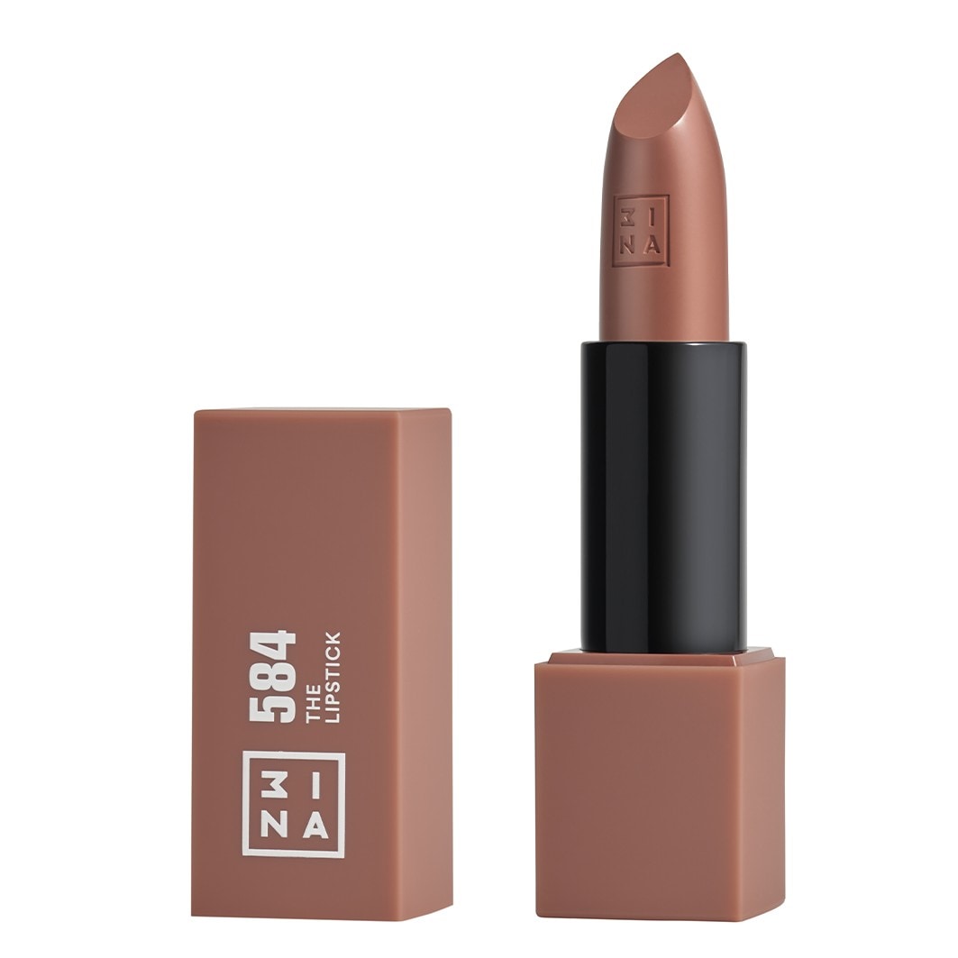 3ina The Lipstick, Nr. 584 - Shiny Nude Brown