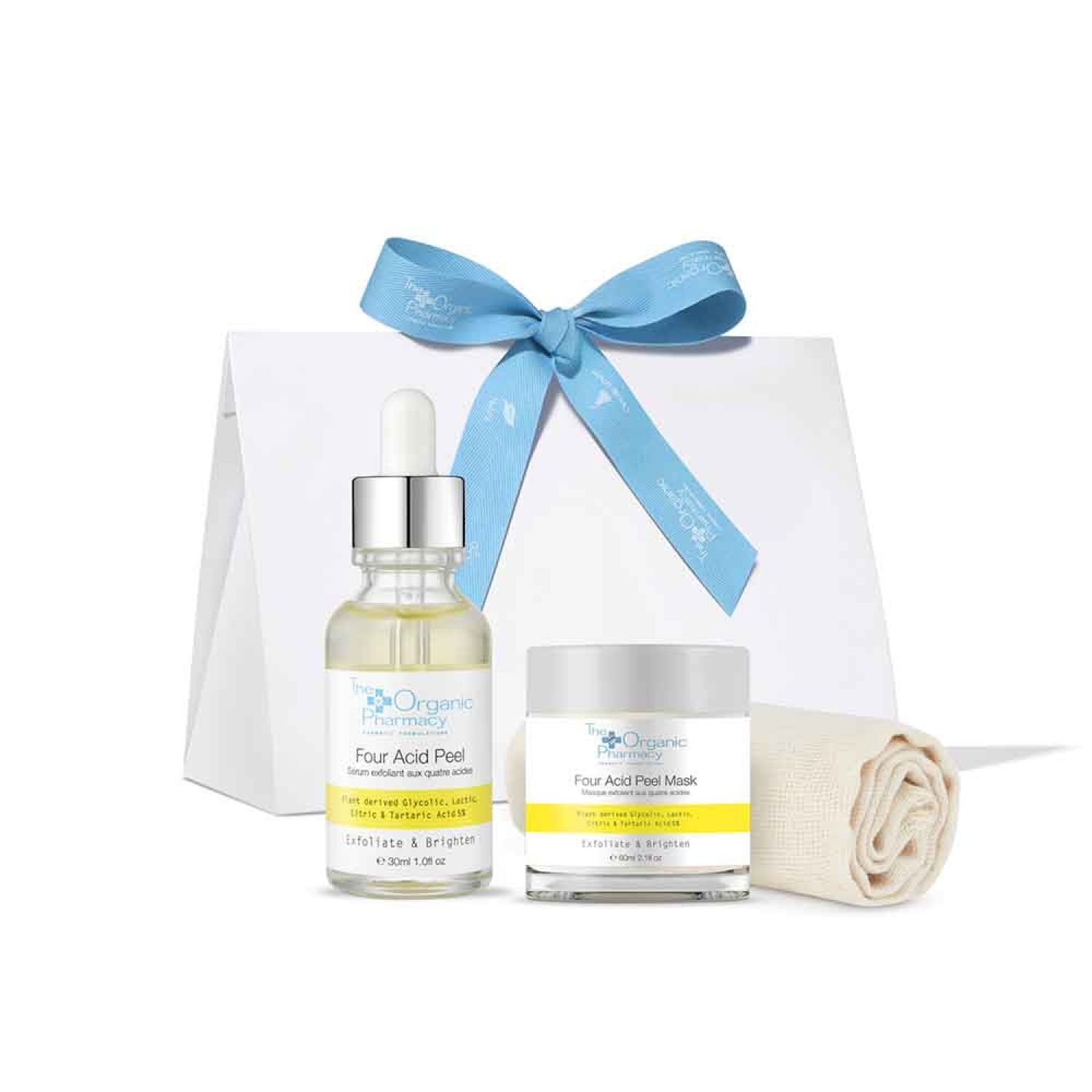 The Organic Pharmacy Kits Renew & Smooth Kit Four Acid Peel MHD 08.2024! 2 St