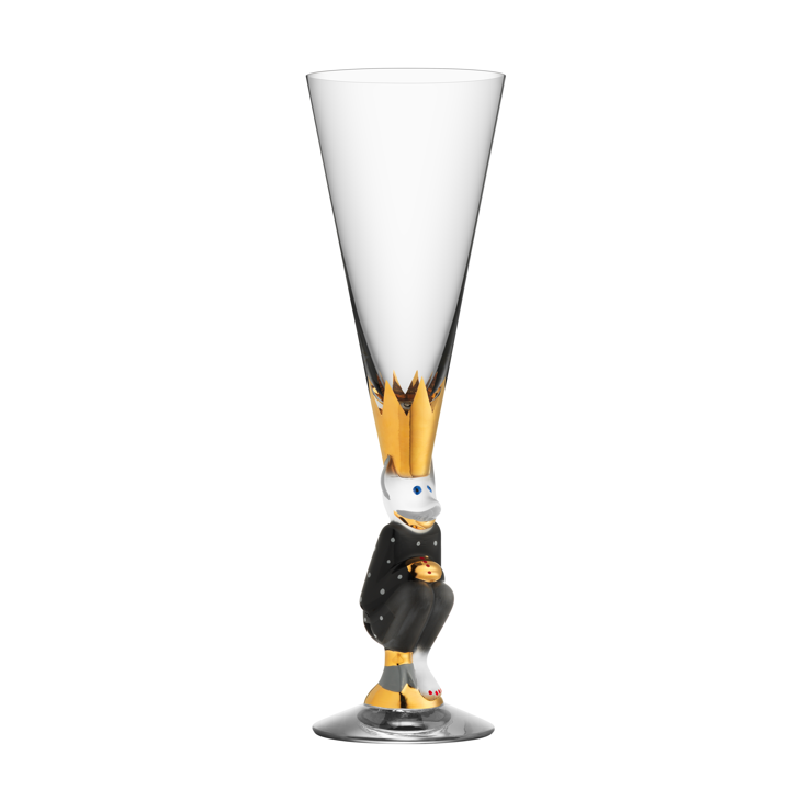 Orrefors The Sparkling Devil Champagne glass 19 CL