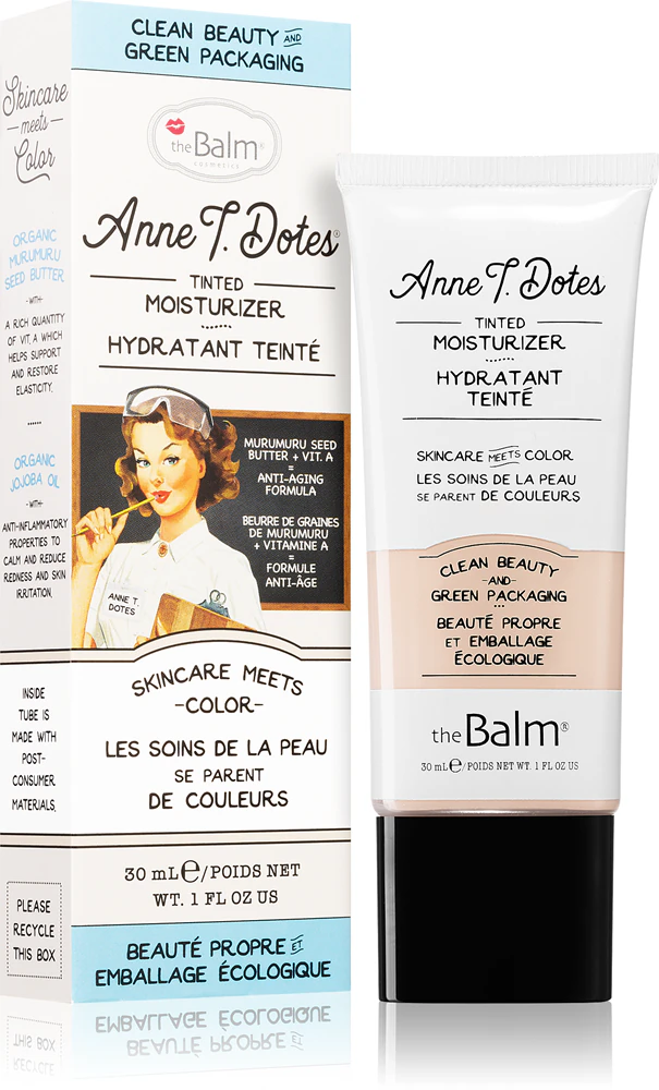 theBalm Anne T. Dotes® Tinted Moisturizer toning hydrating cream Farbton #10 Very Fair For Cool Tones 30 ml