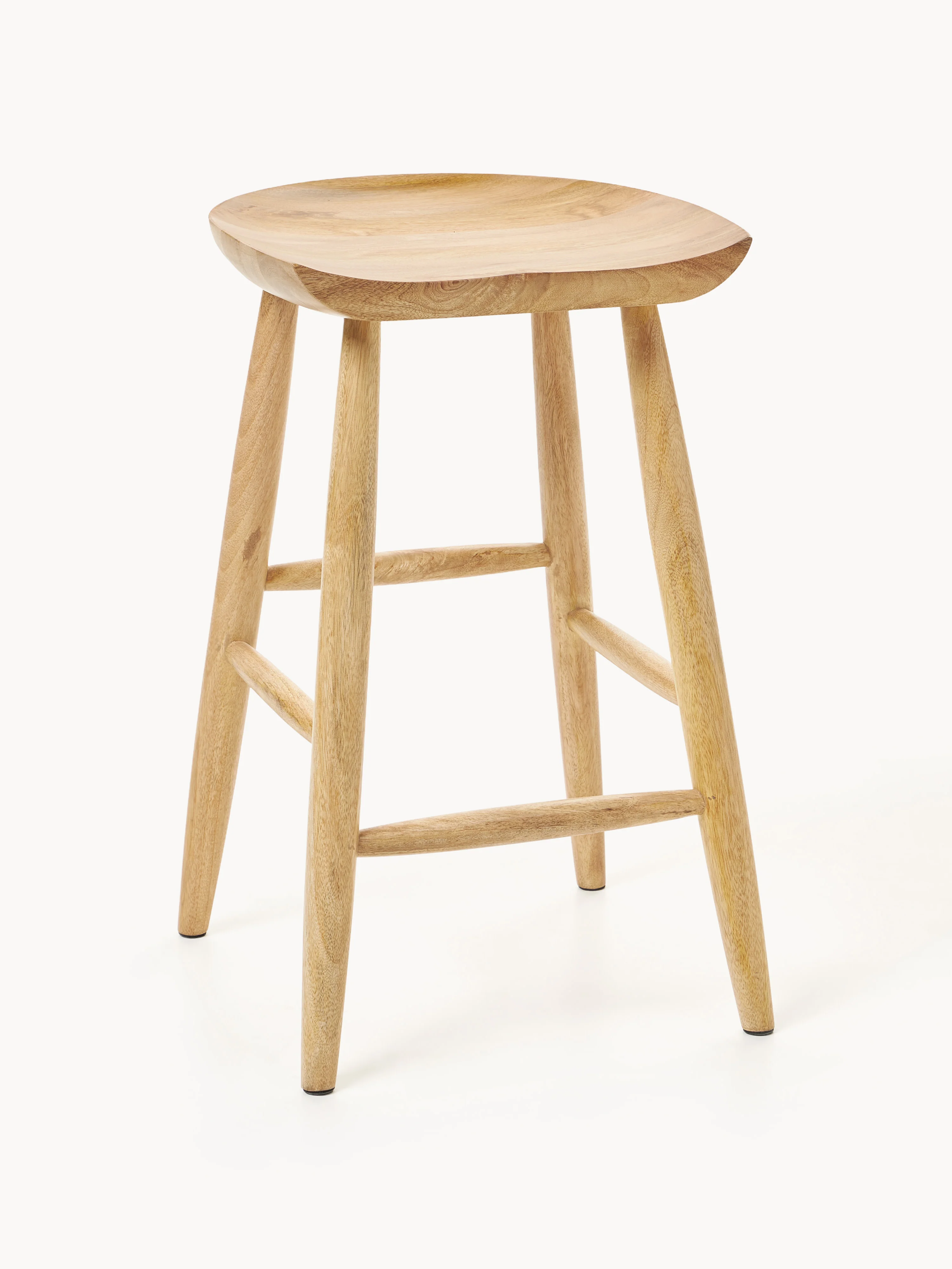 Westwing Collection Nino counter stool made of mango wood