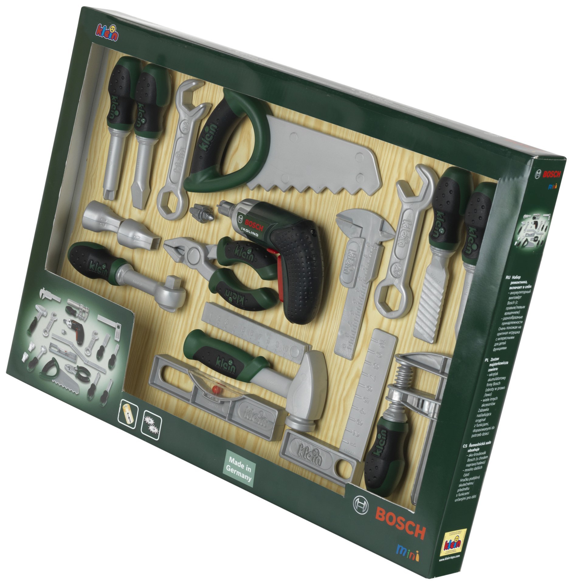 Bosch Theo Klein Ixolino Cordless Screwdriver Set Toy