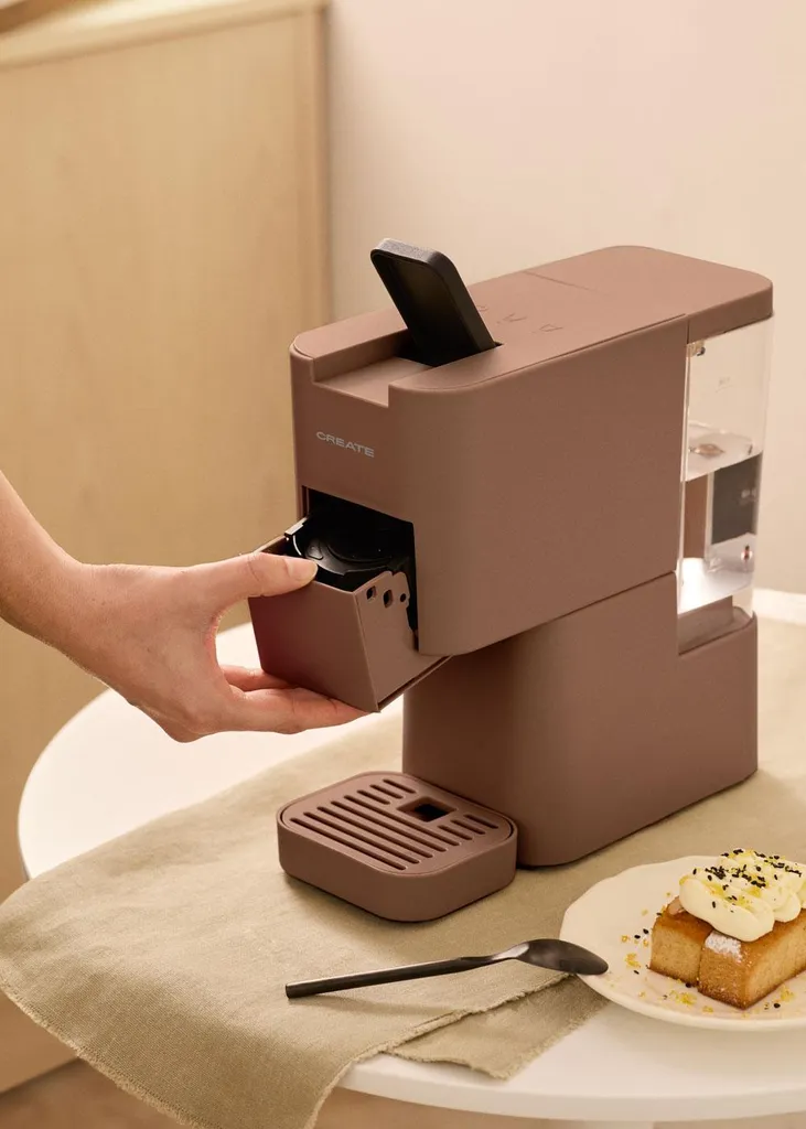 CREATE THERA STUDIO - Multi-capsule express coffee machine and ground coffee