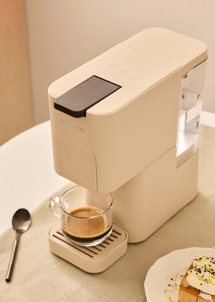 CREATE THERA STUDIO - Multi-capsule express coffee machine and ground coffee